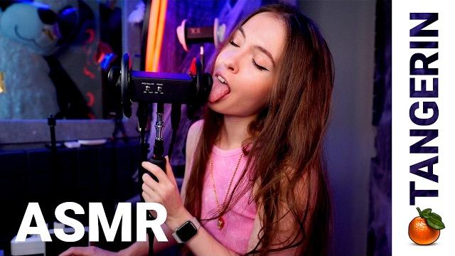 Asmr inaudible whispering / mouth sounds / ear eating | tangerin Asmr inaudible whispering / mouth sounds / ear eating | tangerin
