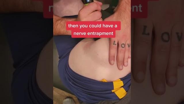 What feels like sciatica may actually be a nerve entrapment What feels like sciatica may actually be a nerve entrapment