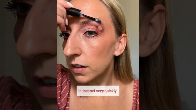 This ardell brow glue sets fast so you gotta work quick but it lasted all day #ardell #browtutorial This ardell brow glue sets fast so you gotta work quick but it lasted all day #ardell #browtutorial