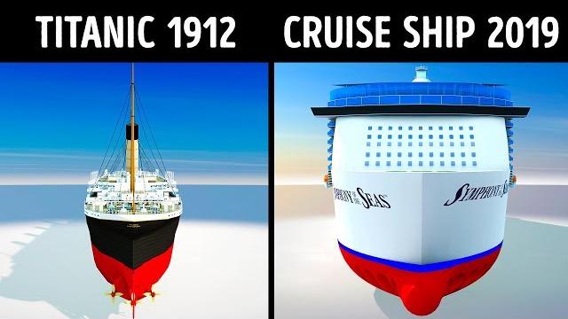 Titanic vs modern cruise ships Titanic vs modern cruise ships