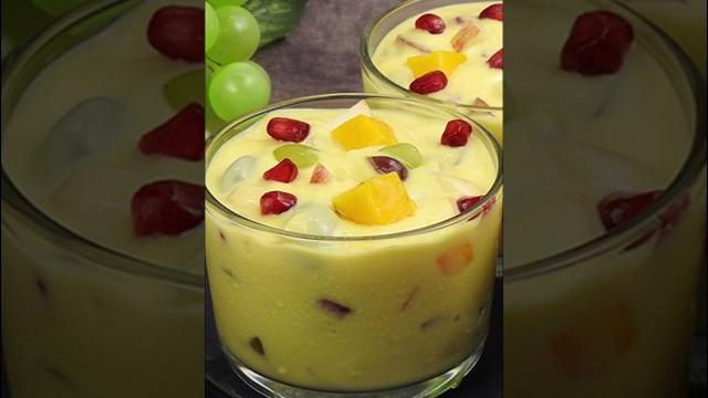 Easy desserts | fruit custard recipe | fruit salad with custard sauce | how to make fruit custard Easy desserts | fruit custard recipe | fruit salad with custard sauce | how to make fruit custard