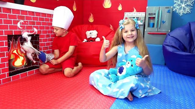 Diana and roma play in new room | collection of videos for children Diana and roma play in new room | collection of videos for children