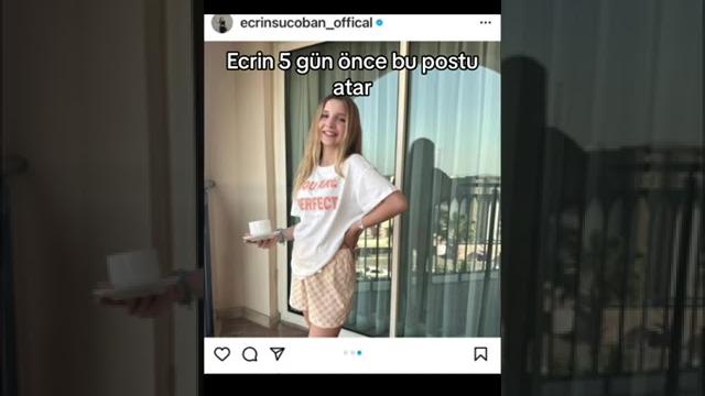 Ecrin su çoban yaptığı kombini kopyalayan kız Ecrin su çoban yaptığı kombini kopyalayan kız