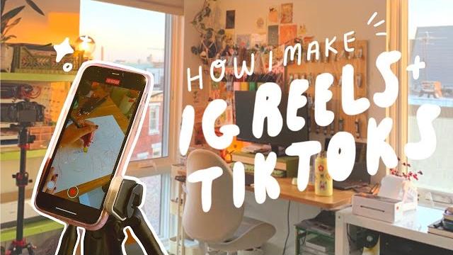 How i make aesthetic instagram reels & tiktoks as an artist! (filming, editing, monetization) How i make aesthetic instagram reels & tiktoks as an artist! (filming, editing, monetization)