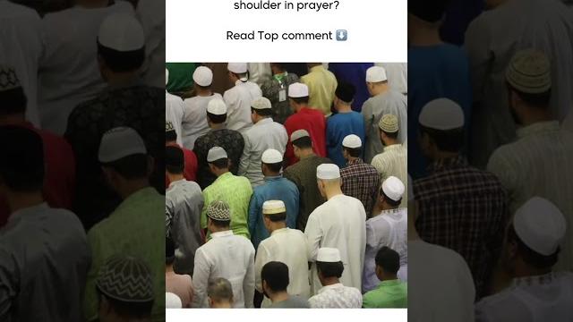 Why did the prophet saw tell us to stand foot to foot and shoulder to shoulder in prayer?#shorts Why did the prophet saw tell us to stand foot to foot and shoulder to shoulder in prayer?#shorts