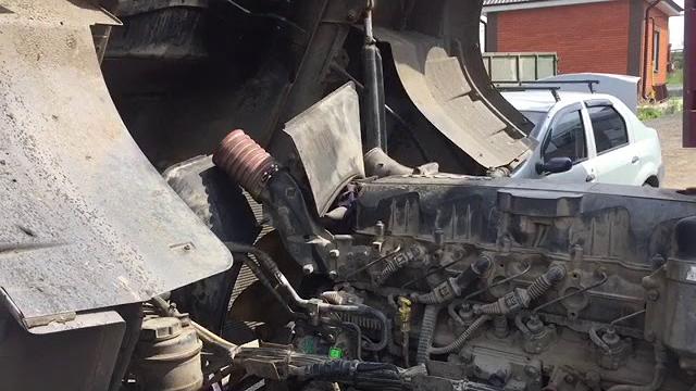 Daf 105 снятие радиатора Daf 105 снятие радиатора