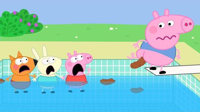 Peppa pig poops in the pool!!! try not laught (part 2) Peppa pig poops in the pool!!! try not laught (part 2)
