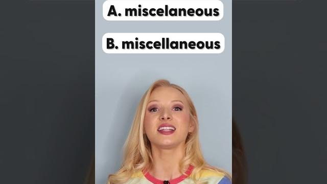 Can you get 5/5 in this super hard spelling test? Can you get 5/5 in this super hard spelling test?