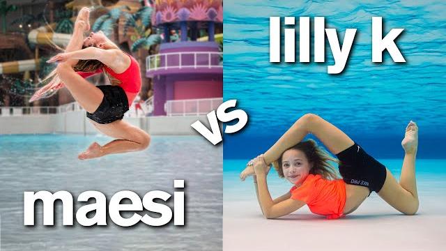 Lilly vs maesi water park challenge *insane* Lilly vs maesi water park challenge *insane*