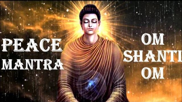 Peace mantra : om shanti om Peace mantra : om shanti om