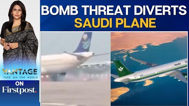 Plane carrying haj pilgrims diverted after bomb threat | vantage with palki sharma | n18g Plane carrying haj pilgrims diverted after bomb threat | vantage with palki sharma | n18g