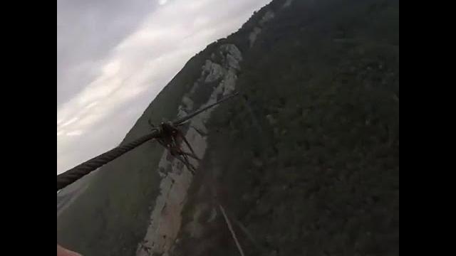 Zipline goes wrong Zipline goes wrong