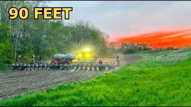 90 feet of planting 90 feet of planting