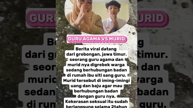 Guru agama vs murid Guru agama vs murid