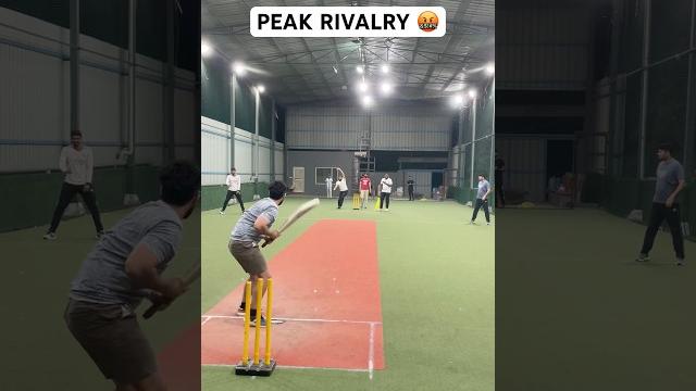 Peak rivalry in box cricket cricket sledging gone wrong batting & bowling contest #cricket #shorts Peak rivalry in box cricket cricket sledging gone wrong batting & bowling contest #cricket #shorts