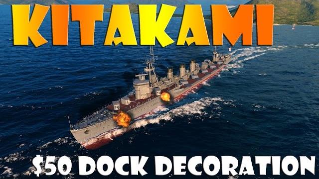 World of warships - kitakami - $50 dock decoration World of warships - kitakami - $50 dock decoration