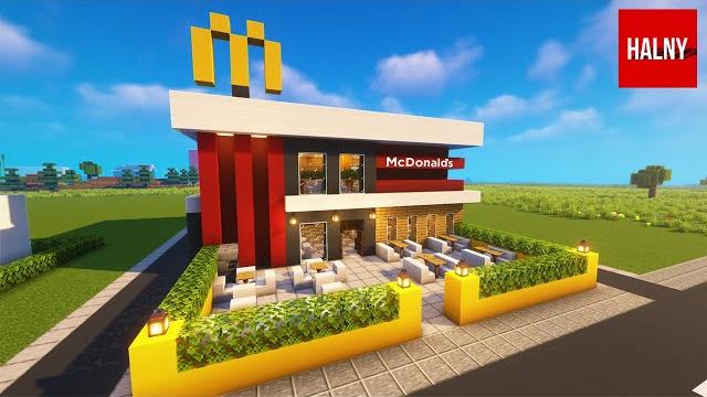 Mcdonalds in minecraft - tutorial Mcdonalds in minecraft - tutorial