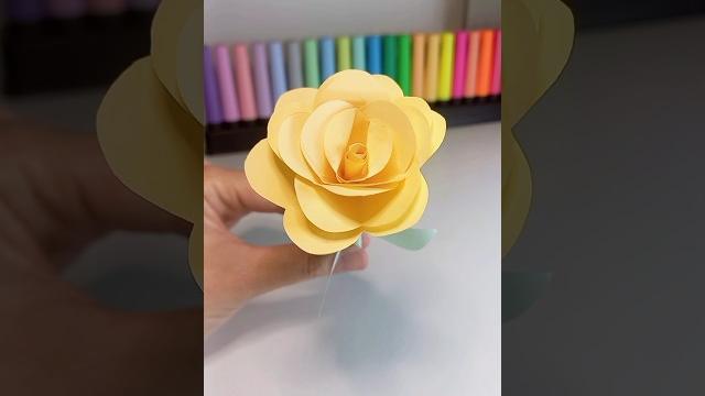 Flor hecha con post it #diy #manualidades #craft #papercraft #aesthetic #art #flowers #rosa Flor hecha con post it #diy #manualidades #craft #papercraft #aesthetic #art #flowers #rosa