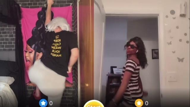 Twerk battle on bingo live Twerk battle on bingo live
