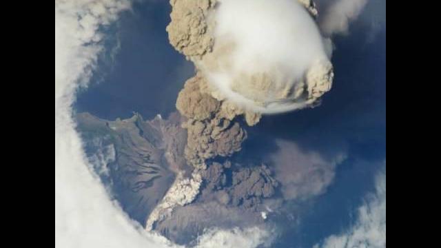Nasa | sarychev volcano eruption from the international space station Nasa | sarychev volcano eruption from the international space station