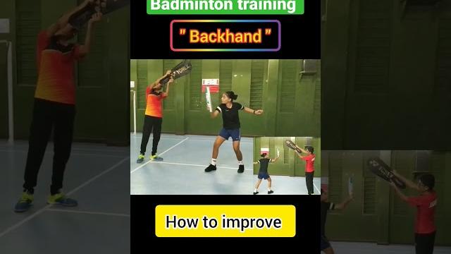 Backhand #shorts #badminton #badmintontraining #backhand Backhand #shorts #badminton #badmintontraining #backhand