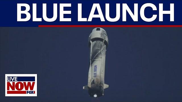 Watch: blue origin launches 6 civilians into space Watch: blue origin launches 6 civilians into space