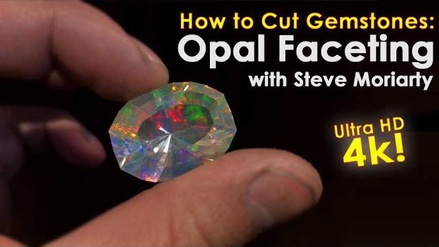 How to cut gemstones | opal faceting in 4k How to cut gemstones | opal faceting in 4k