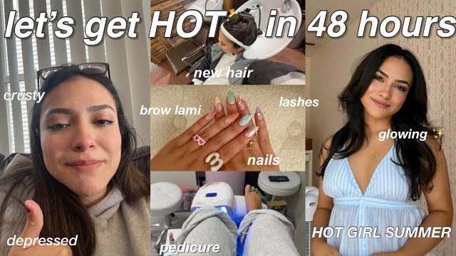 Extreme 24 hour glow up *hot girl summer* hair dye, lash extensions, nails, brow lamination + more! Extreme 24 hour glow up *hot girl summer* hair dye, lash extensions, nails, brow lamination + more!