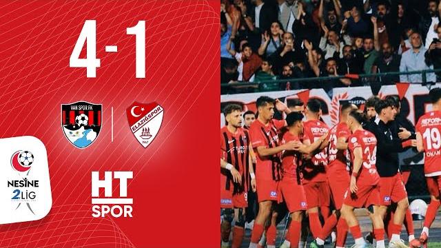 Artı değer van spor fk 4 - 1 çimentaş elazığspor (play-off 3. tur) Artı değer van spor fk 4 - 1 çimentaş elazığspor (play-off 3. tur)