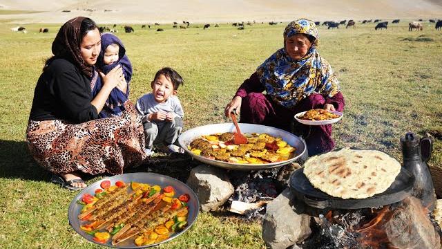 Organic mountain village life | shepherd mother | cooking shepherd food |village life of afghanistan Organic mountain village life | shepherd mother | cooking shepherd food |village life of afghanistan