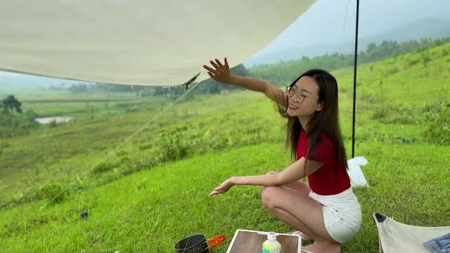 Solo camping, rain sounds & nature’s power – asmr & chill | thunderstorm in the fields Solo camping, rain sounds & nature’s power – asmr & chill | thunderstorm in the fields