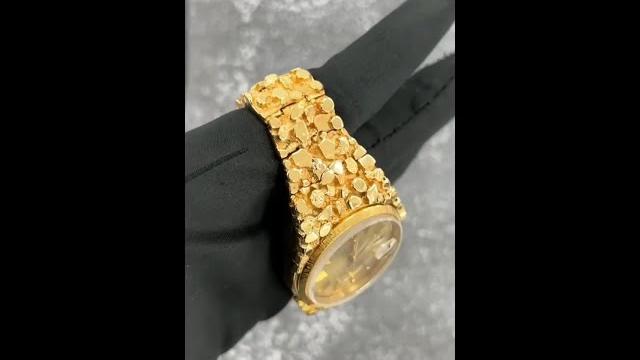 The most 80s rolex ever...see the gold nuggets? The most 80s rolex ever...see the gold nuggets?