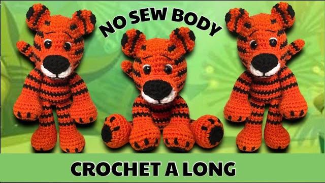 Crochet tiger amigurumi Crochet tiger amigurumi