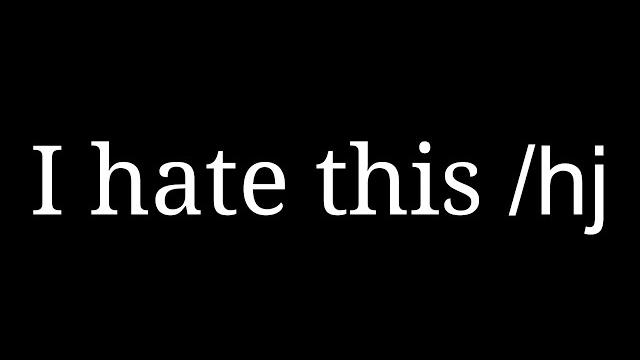 The /hj tone indicator is worse than useless The /hj tone indicator is worse than useless