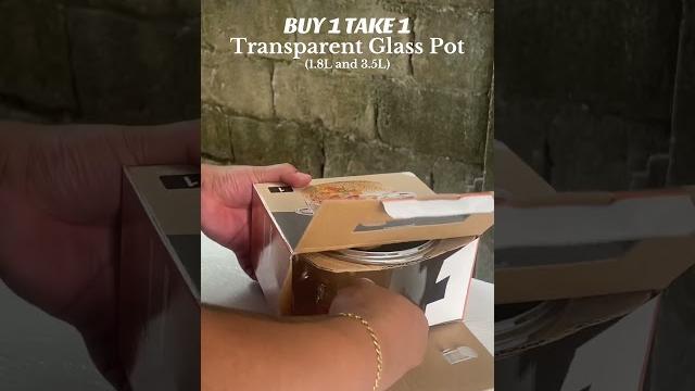 Glass pot buy 1 take 1 Glass pot buy 1 take 1