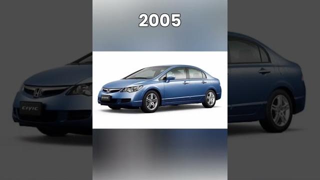 Evolution of honda civic (1972~2022) #shorts Evolution of honda civic (1972~2022) #shorts