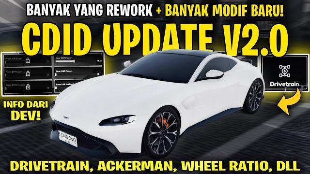 Banyak fitur modifikasi baru dan mobil rework cdid update v2.0 - car driving indonesia roblox Banyak fitur modifikasi baru dan mobil rework cdid update v2.0 - car driving indonesia roblox