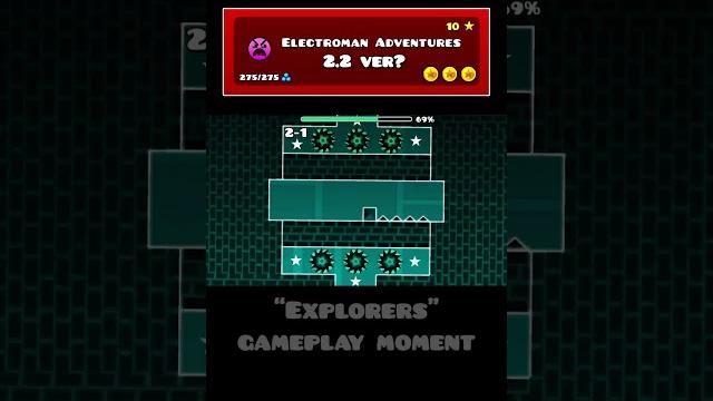 What if "electroman" was 2.2? | geometry dash 2.2 What if "electroman" was 2.2? | geometry dash 2.2