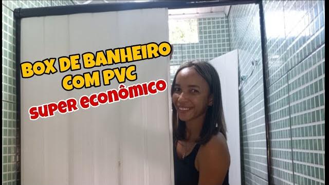 Box de banheiro com pvc/fácil e econômico Box de banheiro com pvc/fácil e econômico
