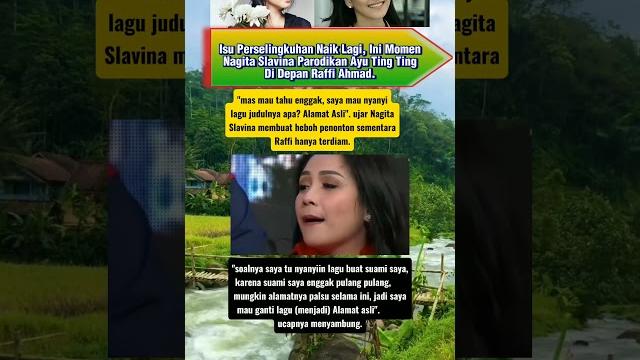 Nagita slavina parodikan ayu ting ting di depan raffi ahmad #trending #viral #shorts #fyp Nagita slavina parodikan ayu ting ting di depan raffi ahmad #trending #viral #shorts #fyp