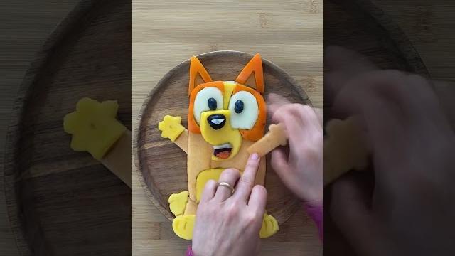 Bingo fruit art | bluey #ytshorts Bingo fruit art | bluey #ytshorts