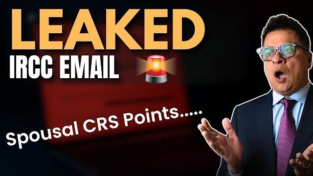 Will spouse points be removed from crs? ircc leak sparks panic! | express entry 2025 update | canada Will spouse points be removed from crs? ircc leak sparks panic! | express entry 2025 update | canada