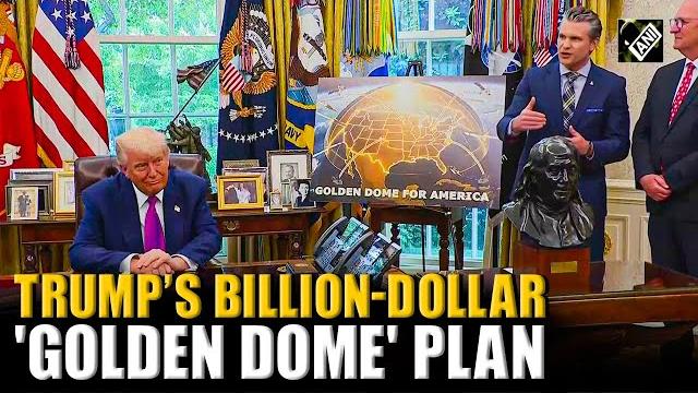 Big breaking! president donald trump unveils $175 billion 'golden dome' missile shield for america Big breaking! president donald trump unveils $175 billion 'golden dome' missile shield for america