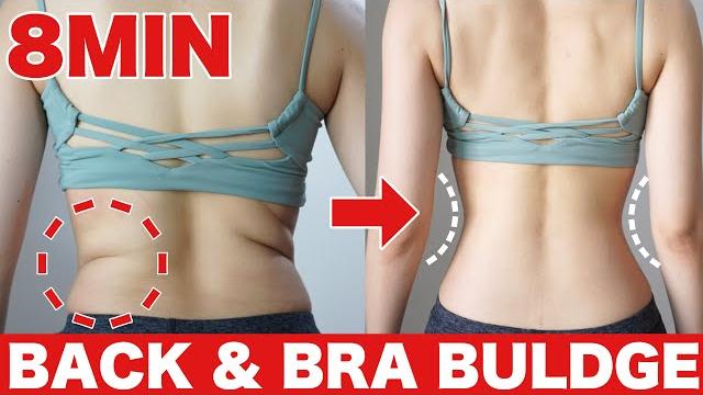 How to lose back fat & bra bulge permanently | 8 min stnding exercise| lose back fat How to lose back fat & bra bulge permanently | 8 min stnding exercise| lose back fat