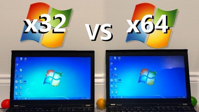 Windows 32-bit vs 64-bit | speed test Windows 32-bit vs 64-bit | speed test