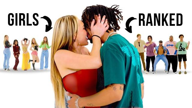 5 girls get ranked by 5 guys (with a kiss) 5 girls get ranked by 5 guys (with a kiss)