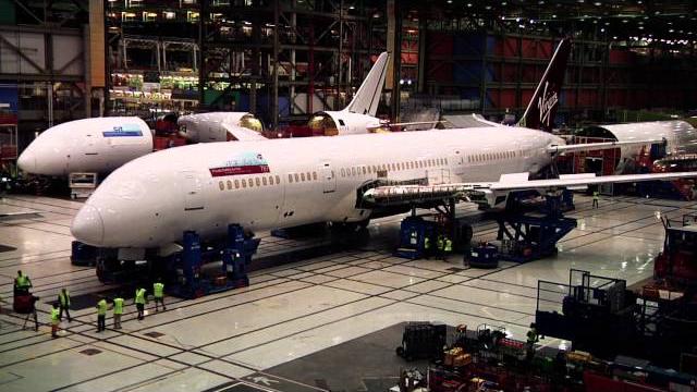 Watch virgin atlantic's first 787-9 put together quickly Watch virgin atlantic's first 787-9 put together quickly