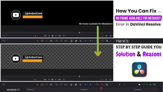 No frame available for mediaout1: how to fix "no frame available for mediaout" in davinci resolve No frame available for mediaout1: how to fix "no frame available for mediaout" in davinci resolve
