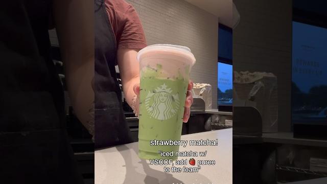Matcha at starbucks (best matcha drink ) #matcha #icedmatcha #strawberrymatcha #starbucks Matcha at starbucks (best matcha drink ) #matcha #icedmatcha #strawberrymatcha #starbucks