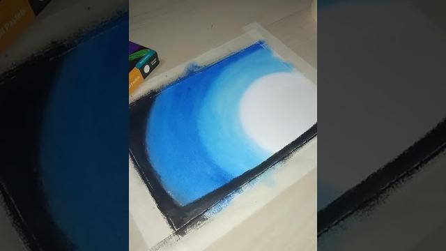 Oil pastel art by ajb@ hearty tree scene Oil pastel art by ajb@ hearty tree scene